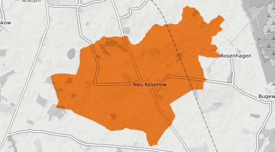 Mietspiegelkarte Neu Kosenow